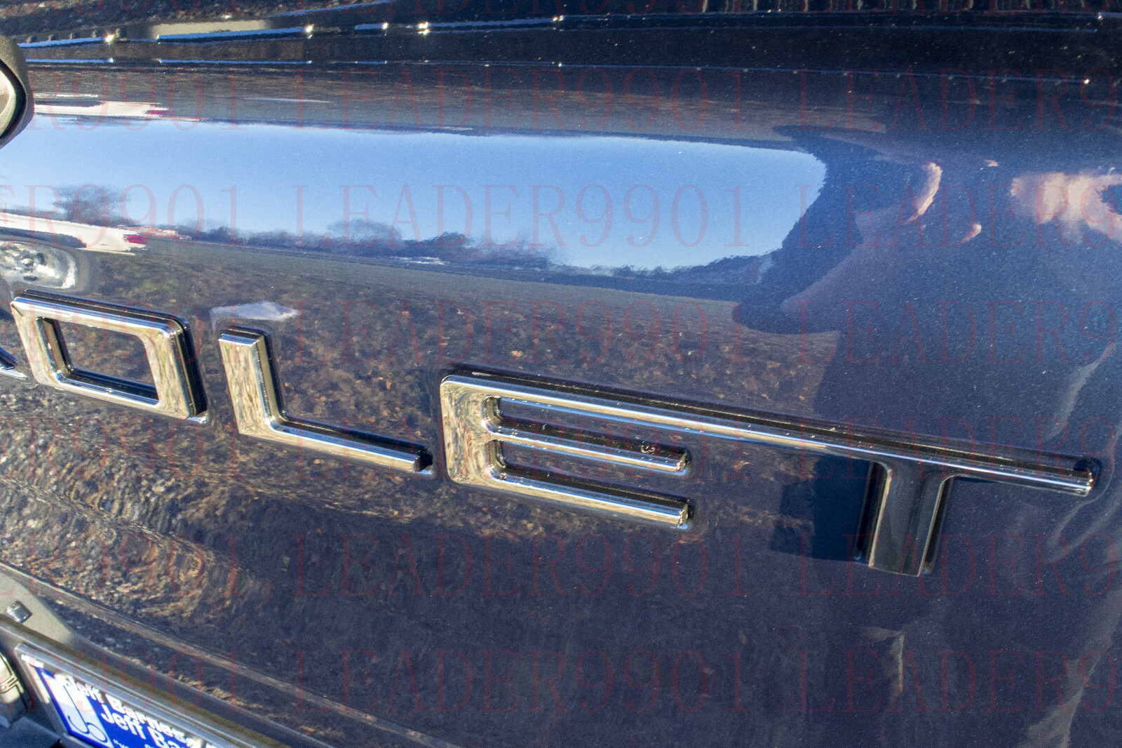 Double Layer Tailgate Insert Letters fits 2019-2020 Silverado Red Black Outline