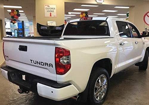 BLACK Tailgate Insert Letters Decal Vinyl Stickers for Toyota Tundra 2014-2021