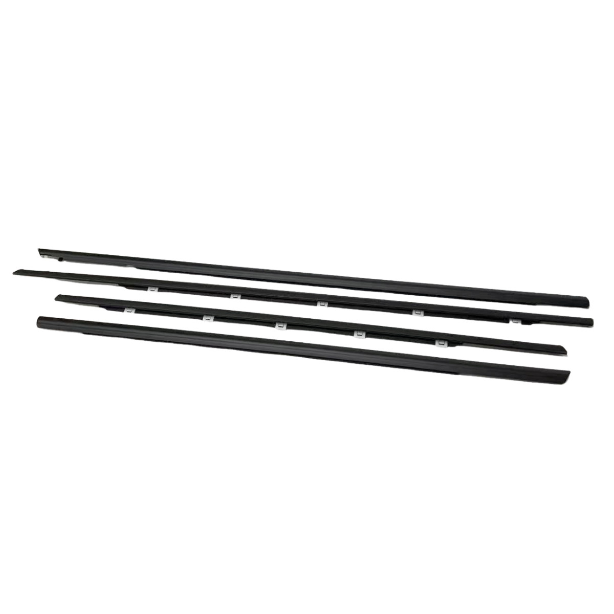 Fit For Kia Forte 2019-2023 Front & Rear Door Belt Outside Weatherstrip 4Pcs Set