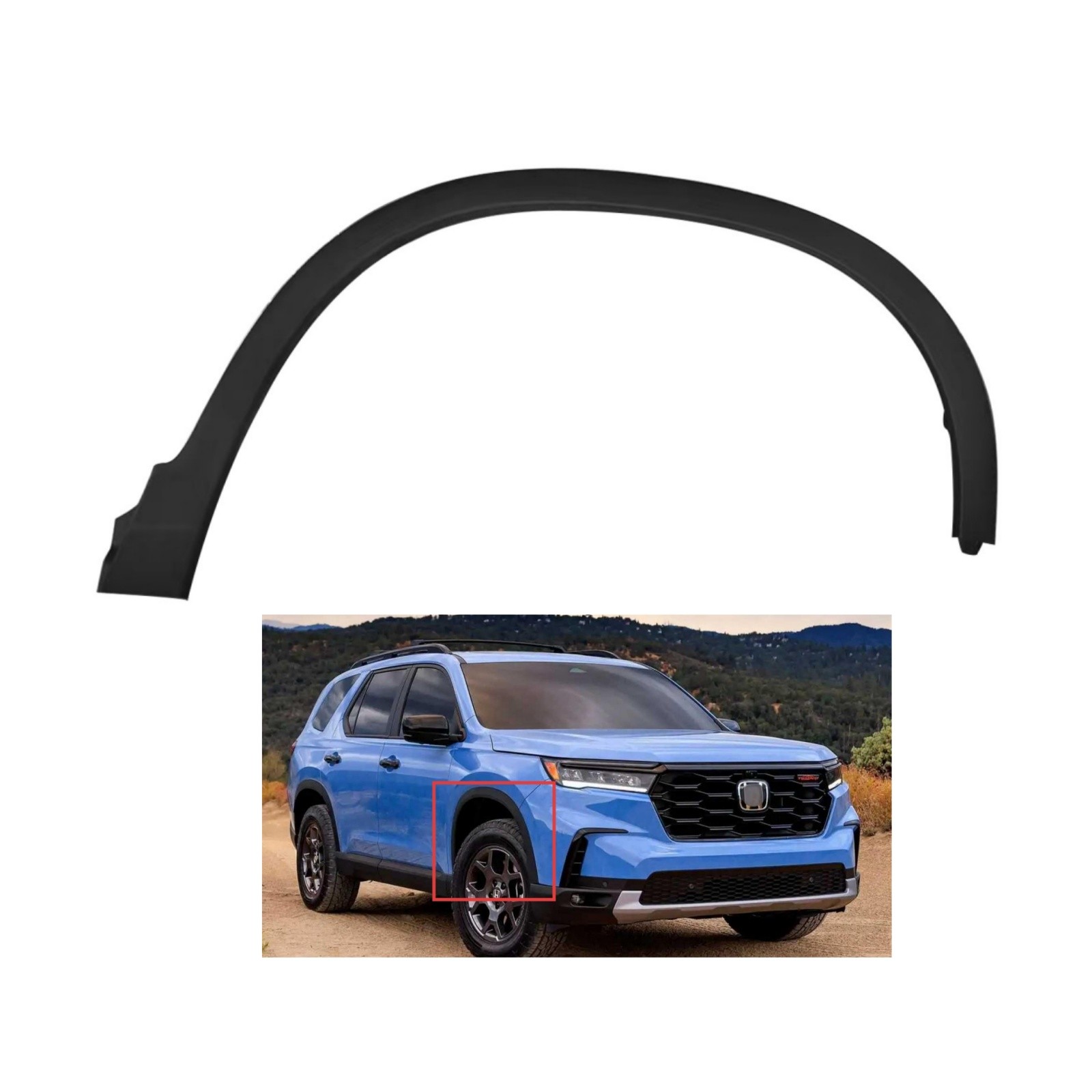 For 2023-2025 Honda Pilot Wheel Arch Trim Right /Left / Grille Trim/ Bumper Trim