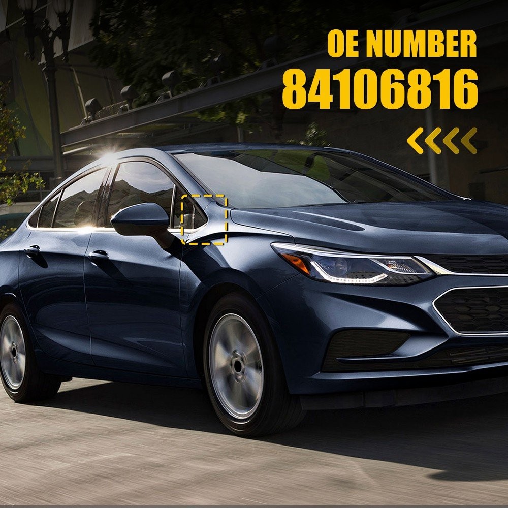 For 16-19 Chevrolet Cruze Mirror Corner Triangle Molding Fender Trim Right 1~10X