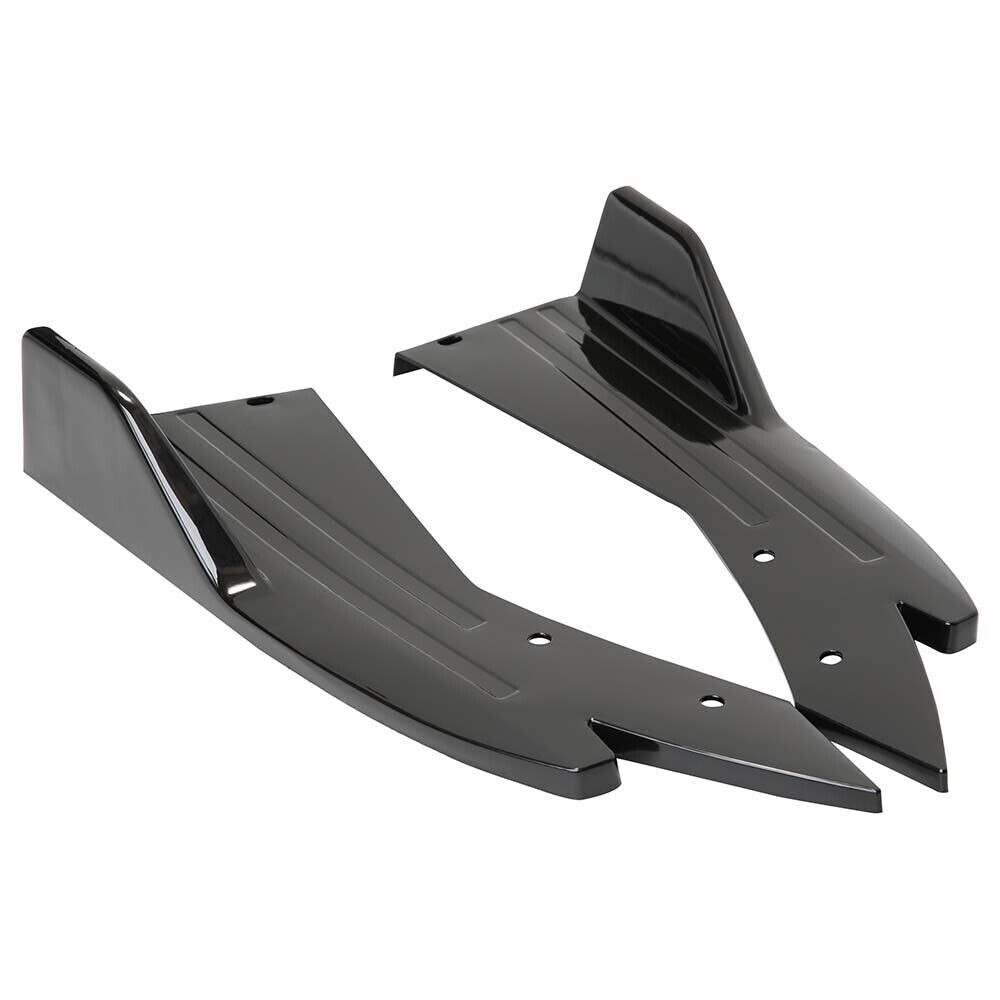 For Dodge Challenger SRT SXT Rear Bumper lip Spoiler Splitter Diffuser black