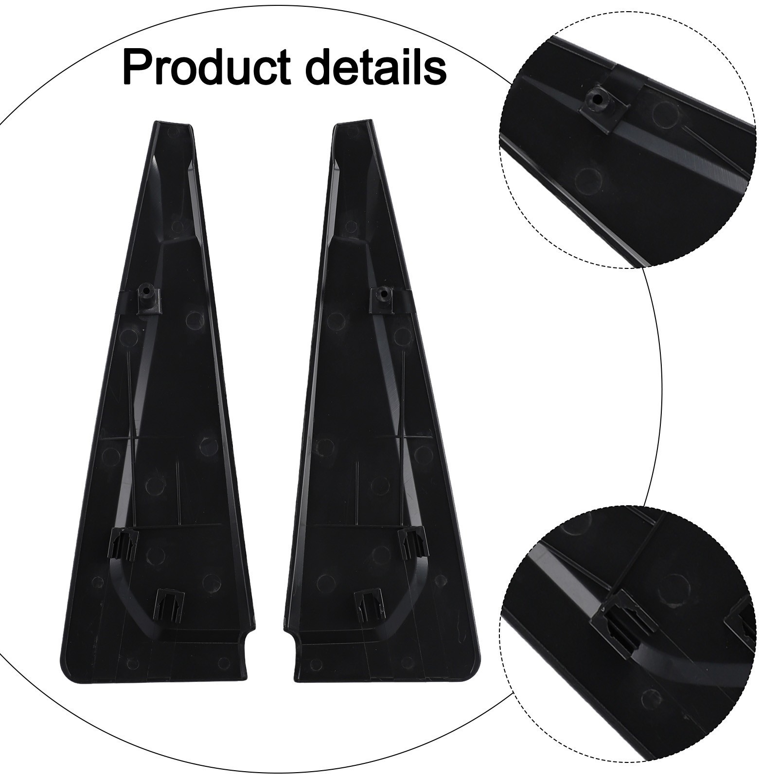 Rear Left & Right Side Trim Molding for Chevrolet For Aveo 2004 2011 (Pair)