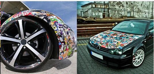 Art Sticker Decal Personality Waterproof For Car Home Room Window Decoration