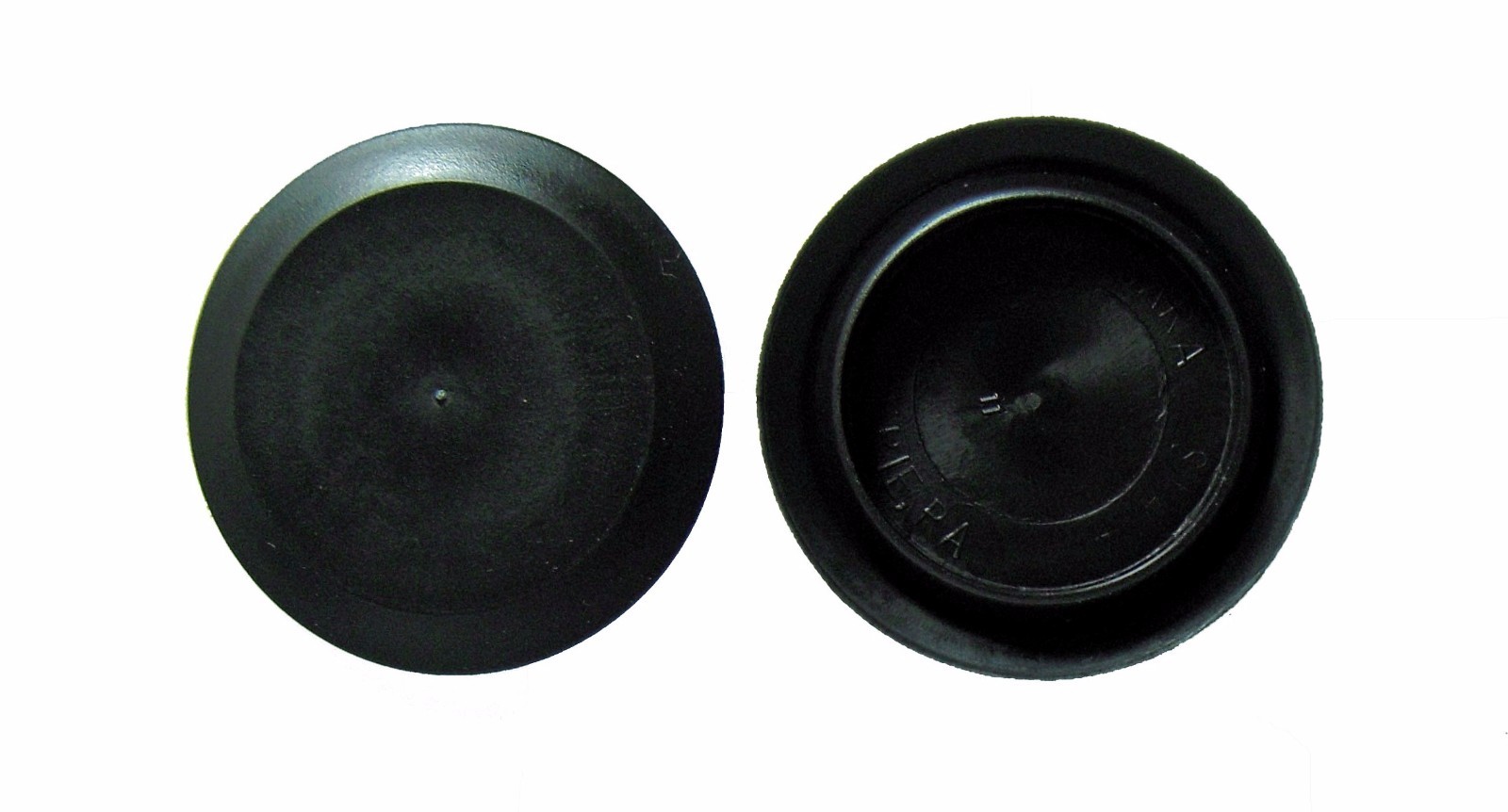 2″ 2.00 Inch Flush Mount Black Plastic Body and Sheet Metal Hole Plug Qty 1