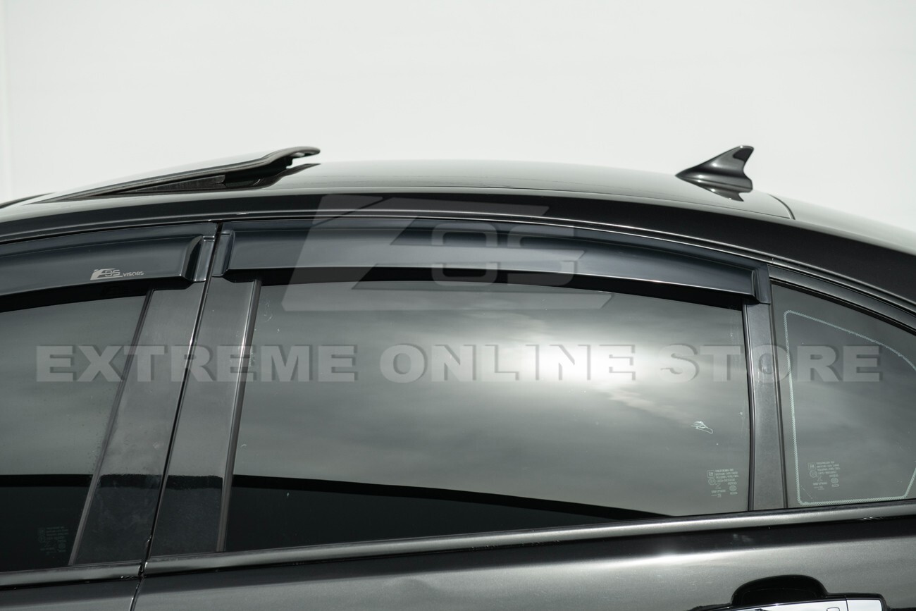 EOS Visors For 14-17 Chevy SS Tape On Style Side Vents Window Visors Rain Guards