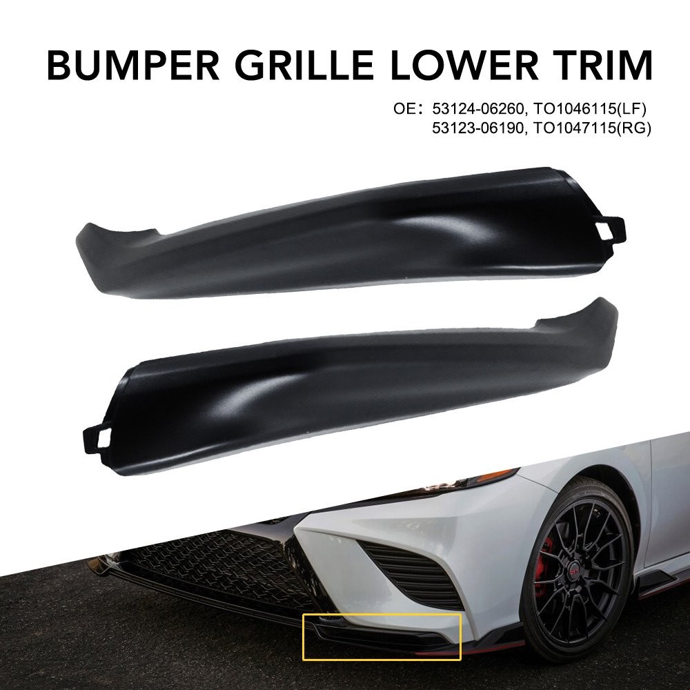 Front Left Right Side Bumper Cover Trim Molding for 21-23 Toyota Camry XSE SE EV
