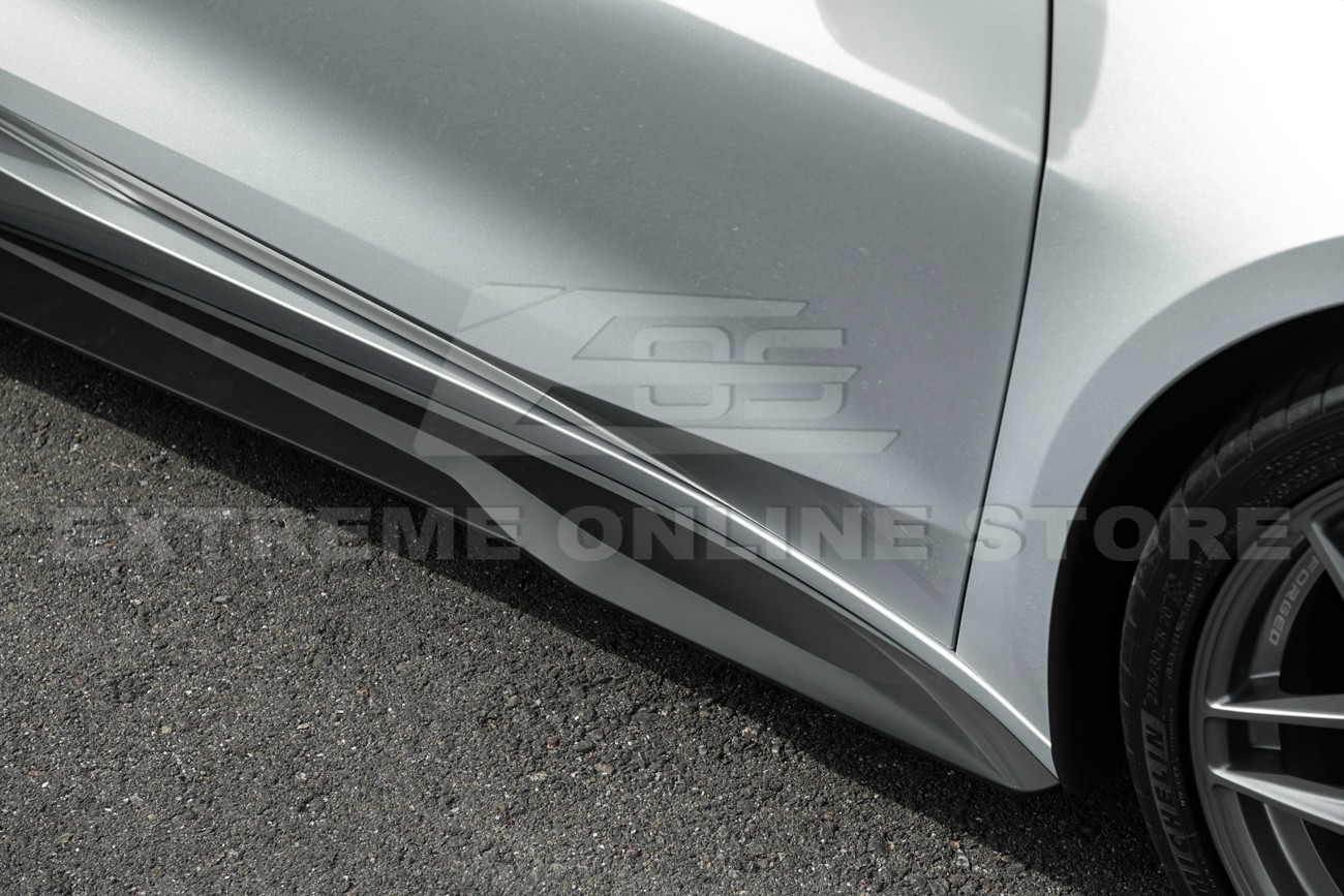 For 23-Up Corvette C8 Z06 | EOS Performance MATTE BLACK Side Skirts Extension
