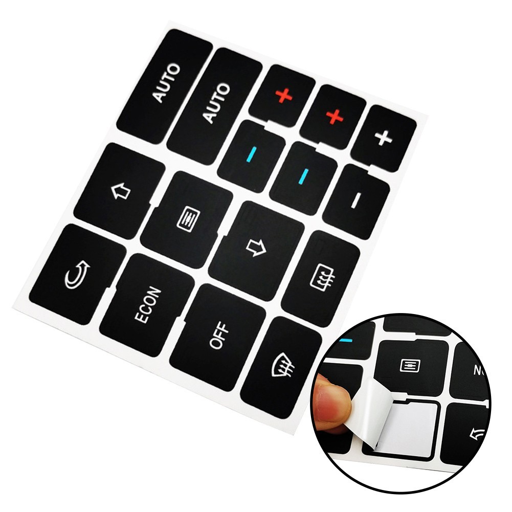 Button Repair Decal Highly Practical Light Penetration Reduction Perfect Fitment