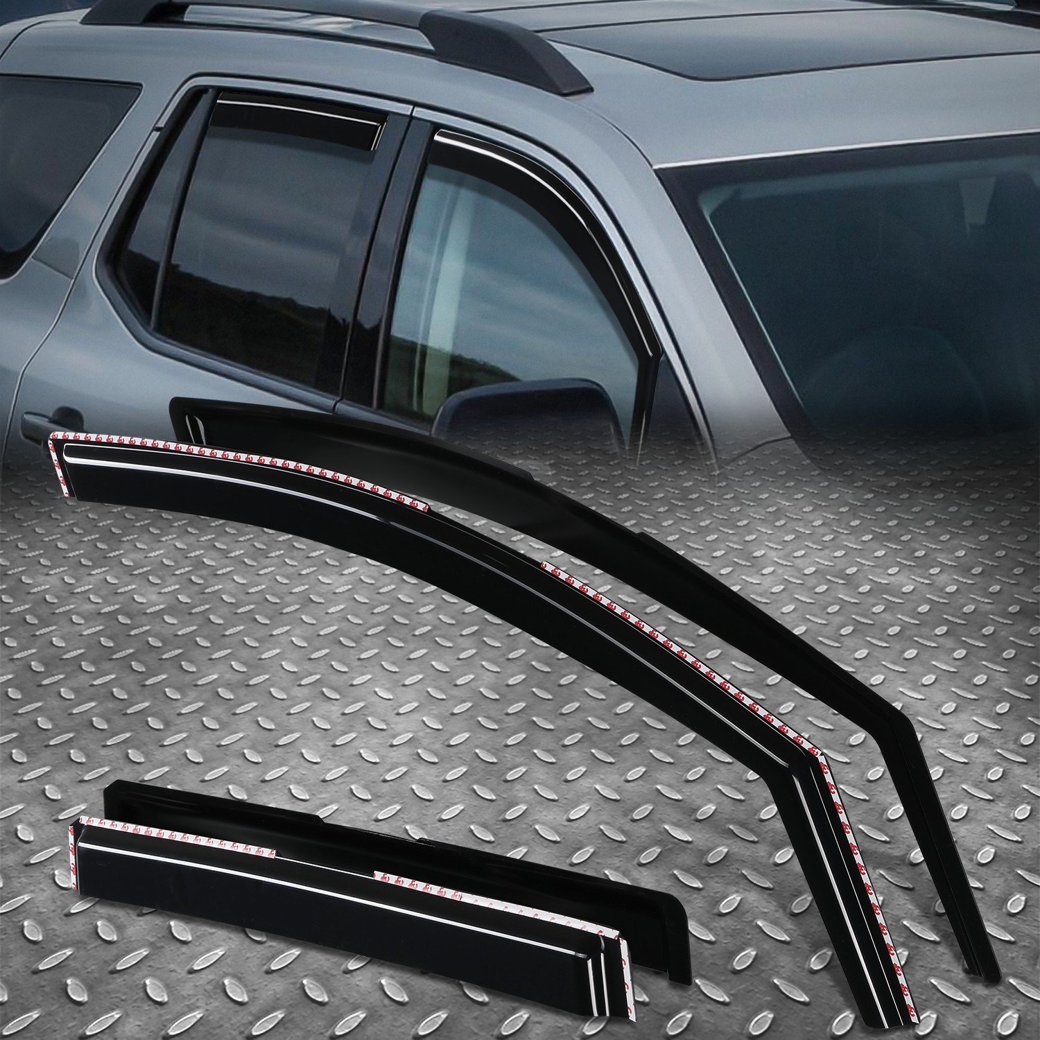 [In-Channel] For 17-23 GMC Acadia Window Visor Vent Shade Sun Guard Deflector