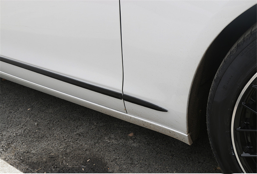 For 2016-2020 Cadillac CT6 Black Titanium Car Side Body Door Cover Molding Trim