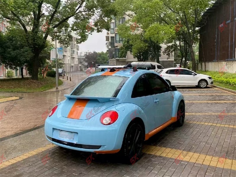 Unpainted/Glossy Black Rear Trunk Spoiler Wing For Volkswagen Beetle GL GLS 98+