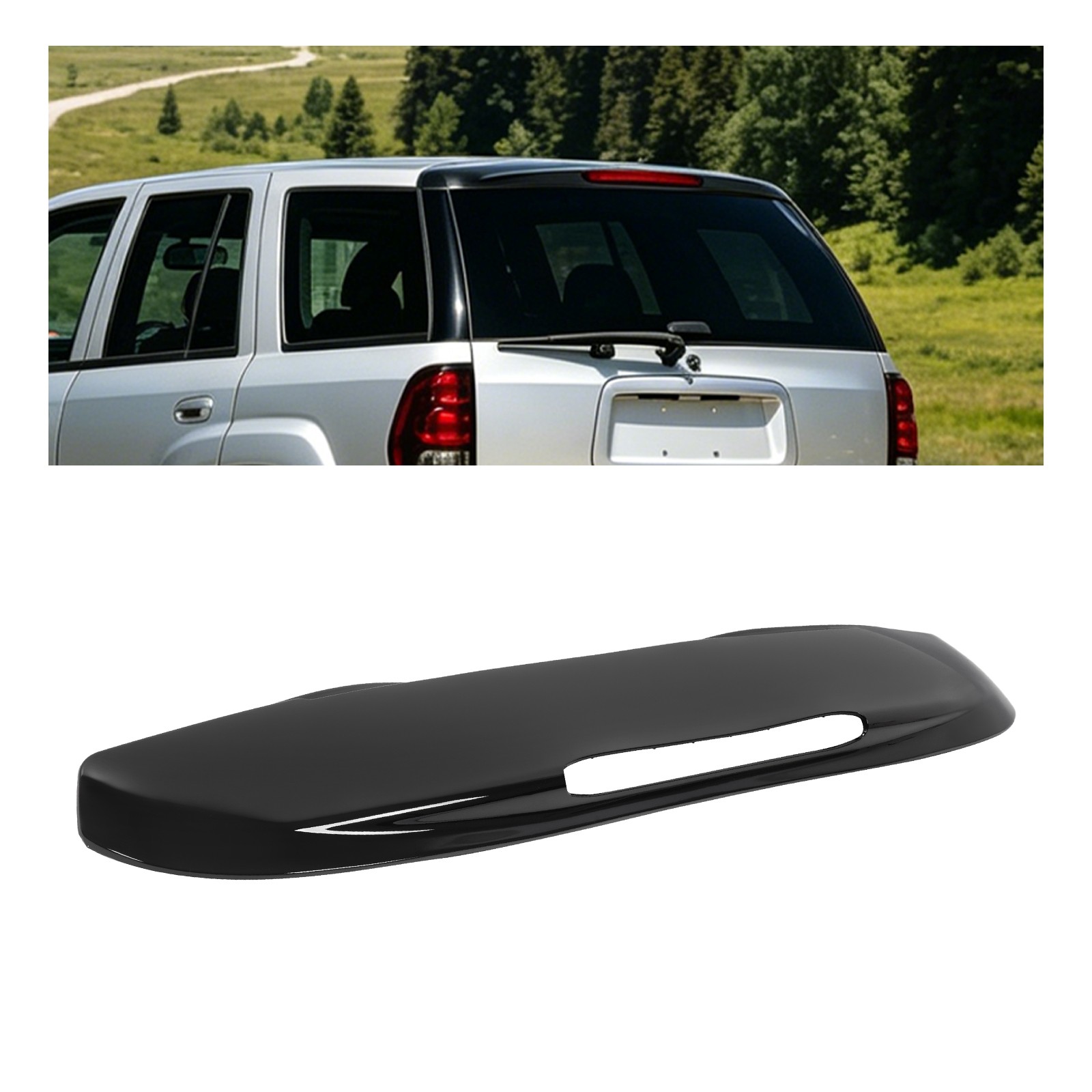 Upper Tailgate Molding Roof Spoiler For 2002-2009 Chevy Trailblazer #19150496