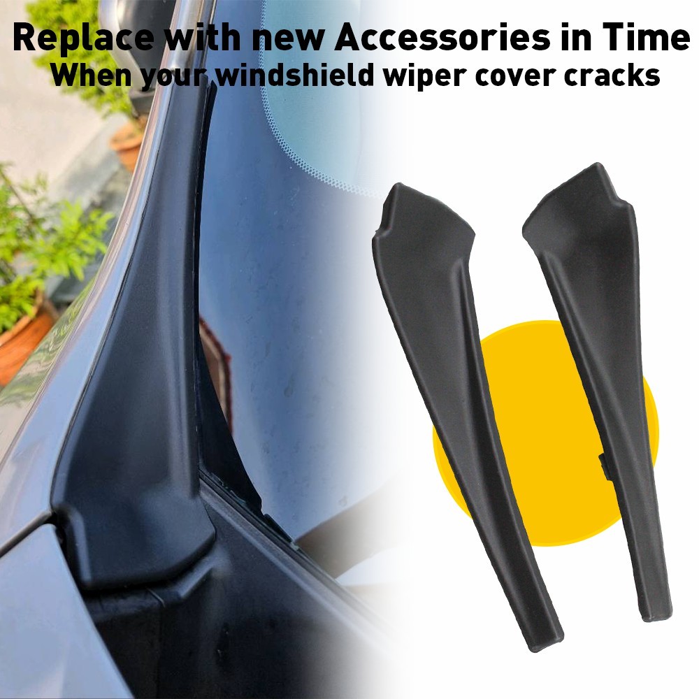 Pair Front Windshield Wiper Cowl Trim Replacement For Nissan Rogue 2014-2020 L+R
