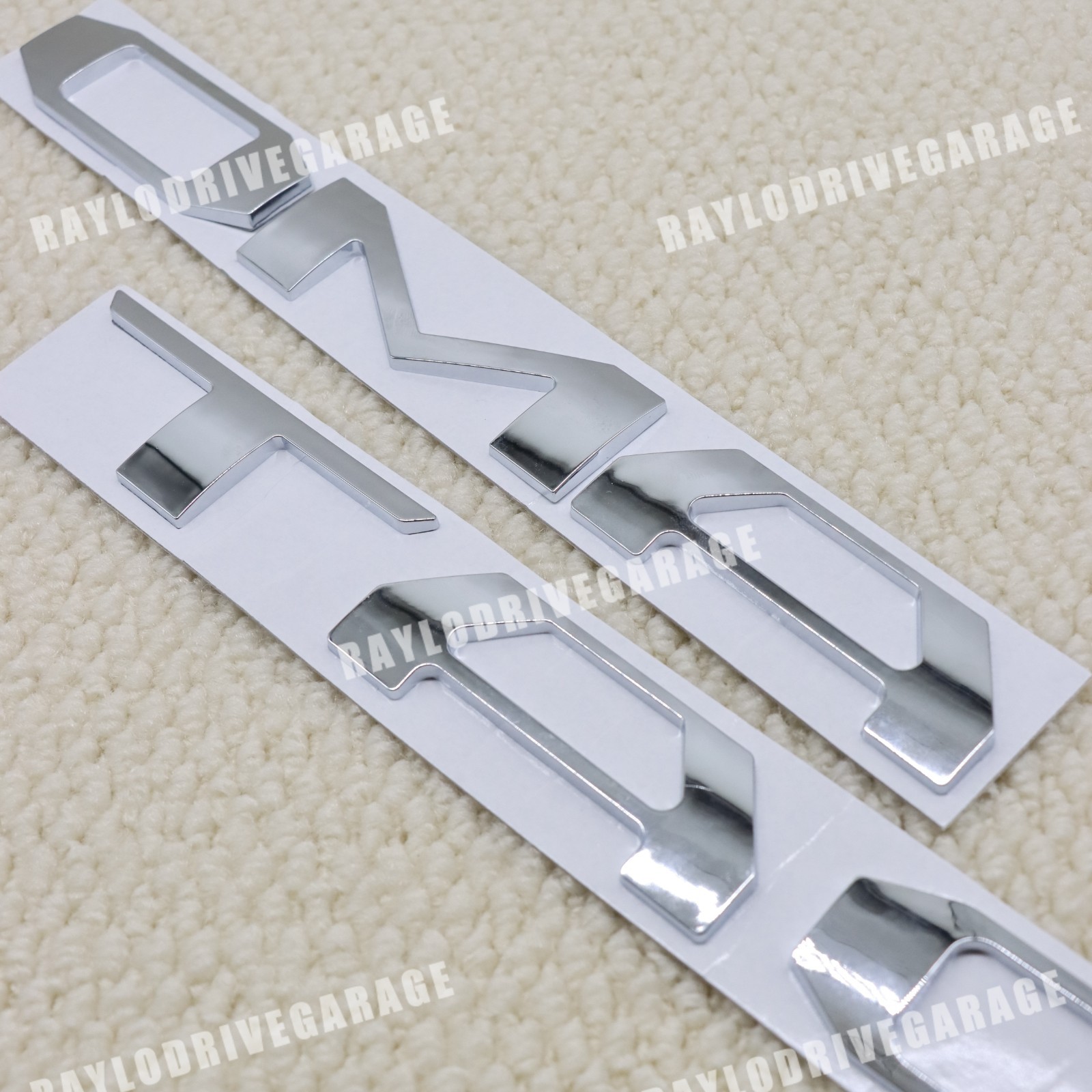 3D Raised Tailgate Insert Letters For 2016-2023 Tacoma Chrome Emblem ABS plastic