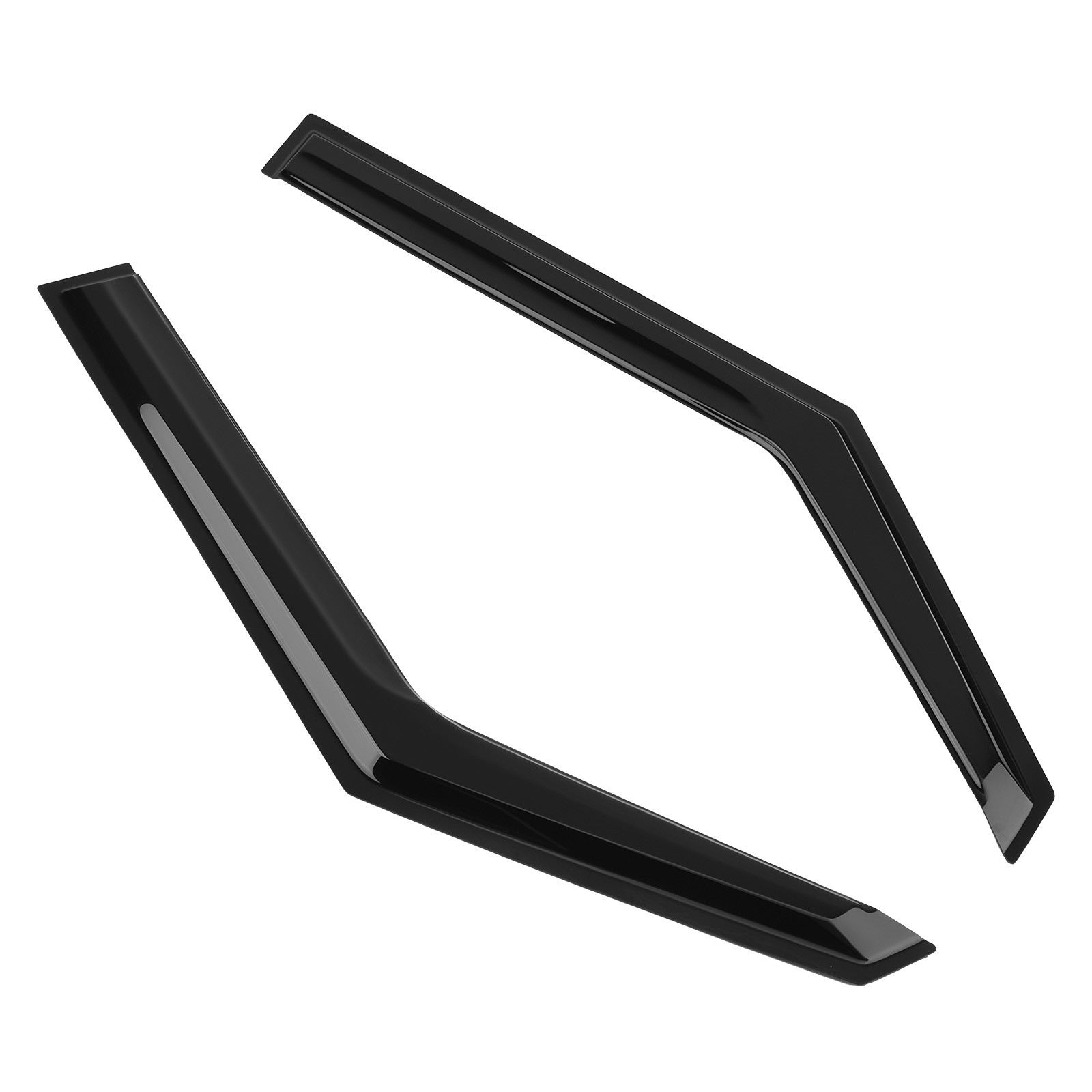 4Piece Window Rain Visor Guards for KIA SOUL 2020-2024 Outside Mount Black Set