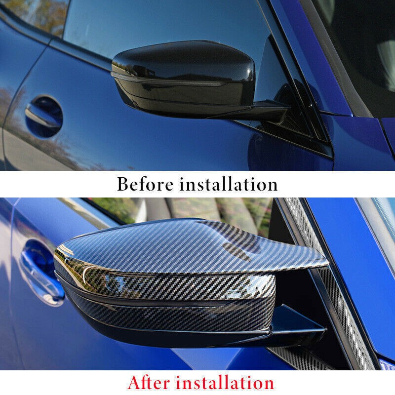 Real Carbon Fiber G8X Style Side Mirror Cover Cap For BMW G20 G28 G22 G30 G38 US