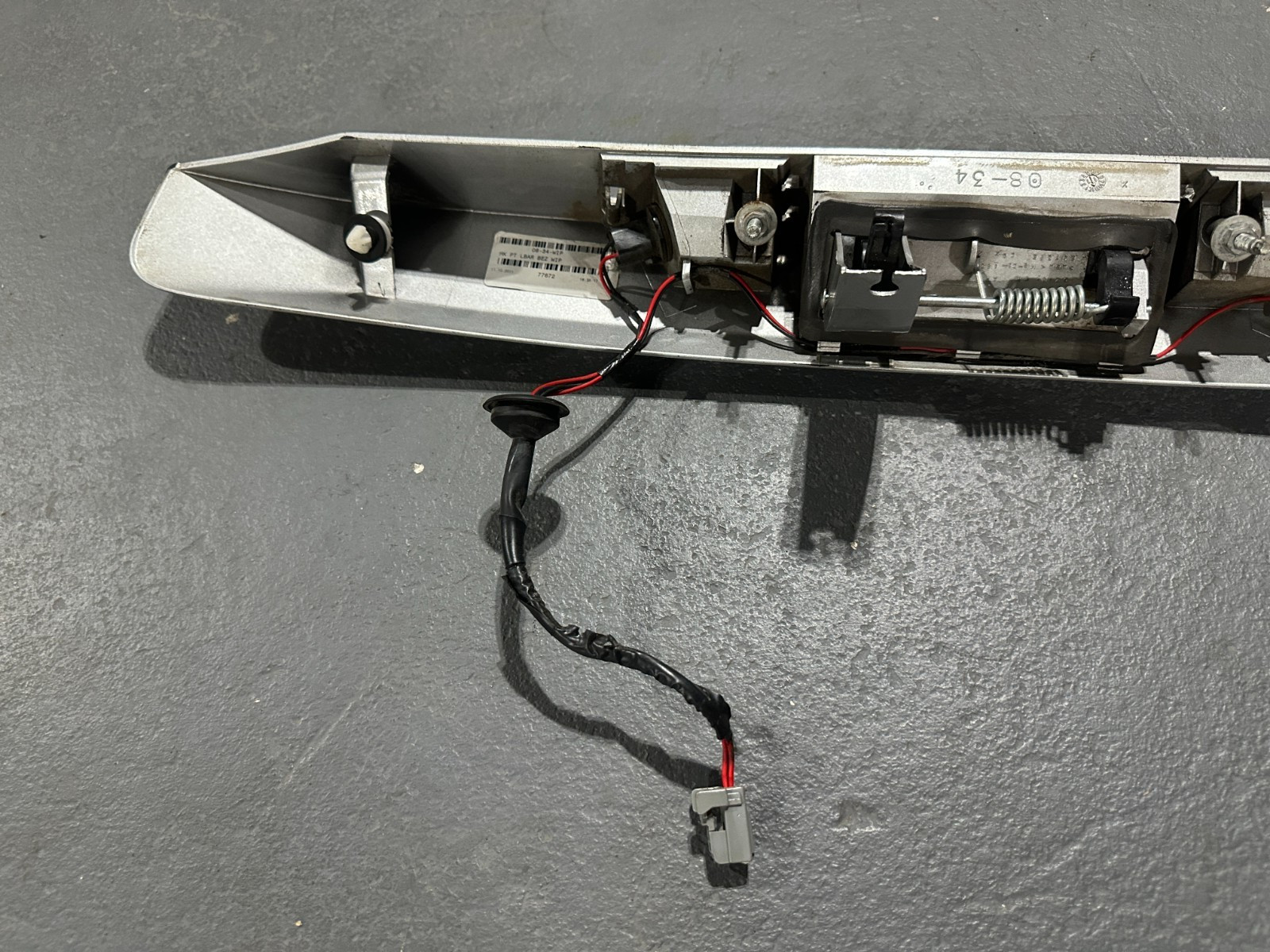 2007-2017 Jeep Patriot Compass Hatch Trunk Liftgate Trim Handle Panel OEM Silver