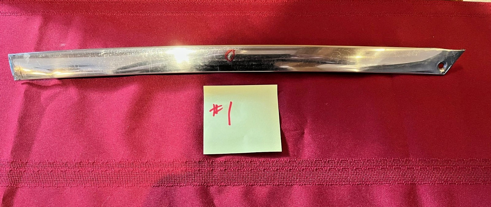 1960 – 1965 Ford Falcon – Merc Comet RH A Pillar Windshield Trim one Small Ding