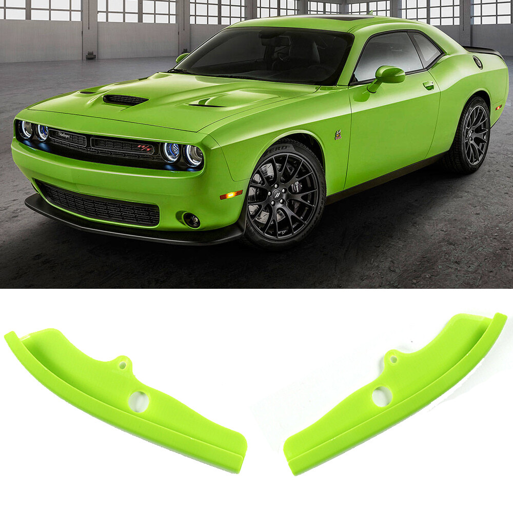 for Dodge Challenger 2015+ Front Bumper Lip Splitter Protector Cover Trim Decor
