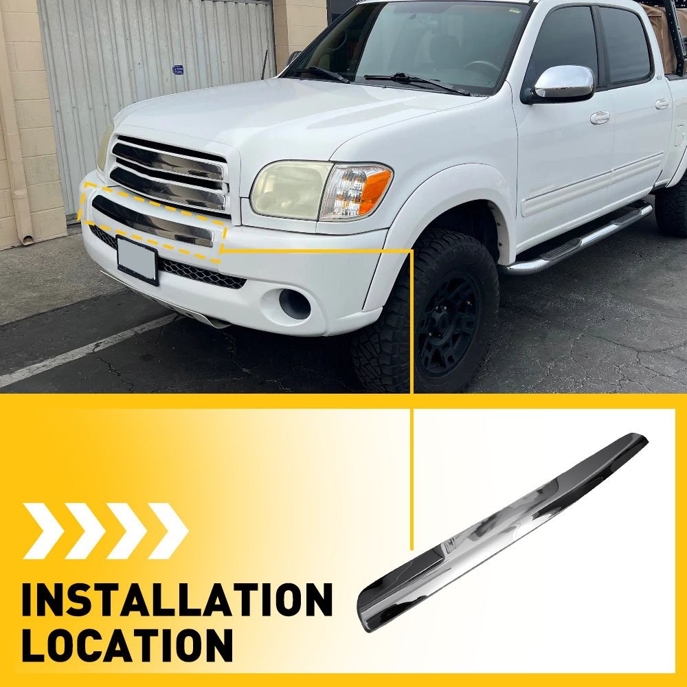 Lower Bumper Chrome Trim Molding For 00-06 Toyota Tundra SR5/Base/Limited 1-10X