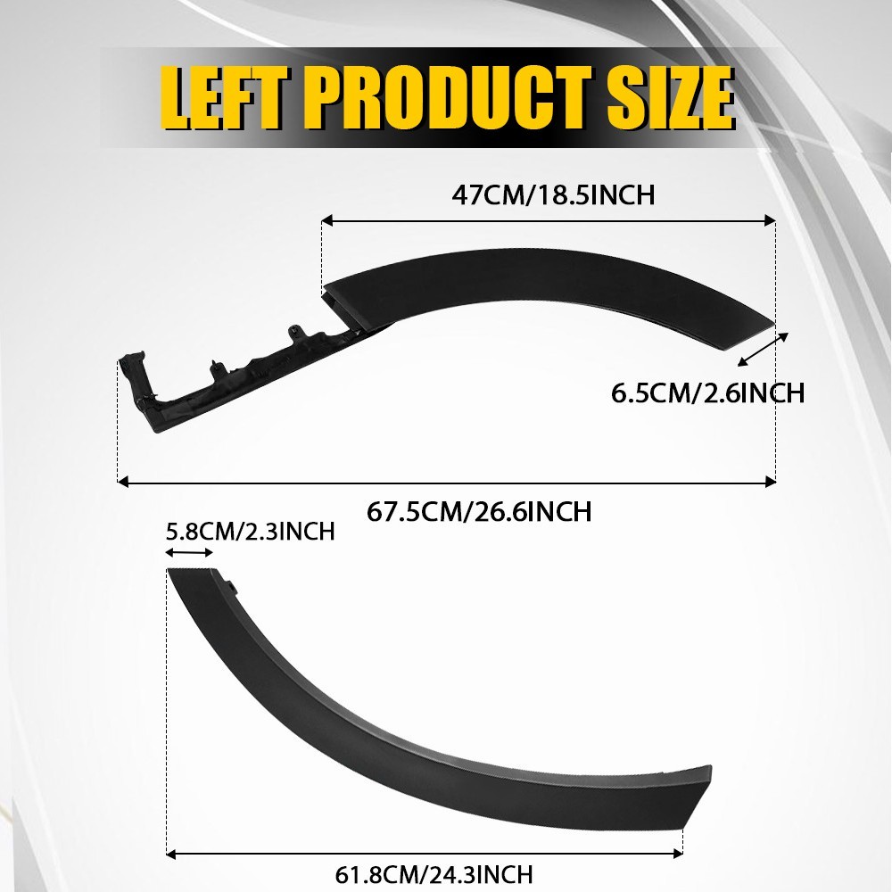 For 2017-2022 Honda CR-V CRV Door Flare Molding Trim Rear Front Left Right Side