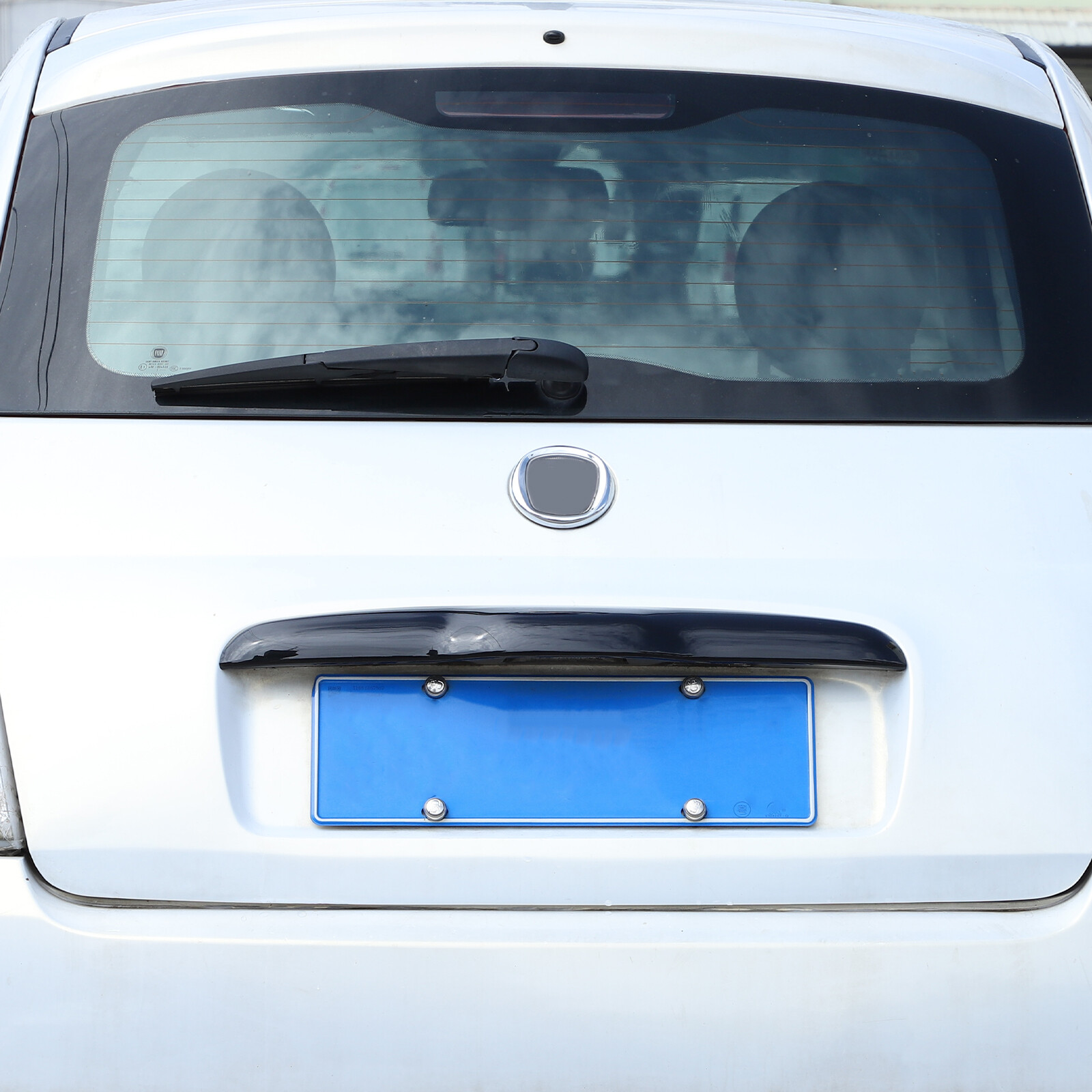 Glossy Black ABS Tailgate Trunk Handle Cover Trim For FIAT 500 2011-23