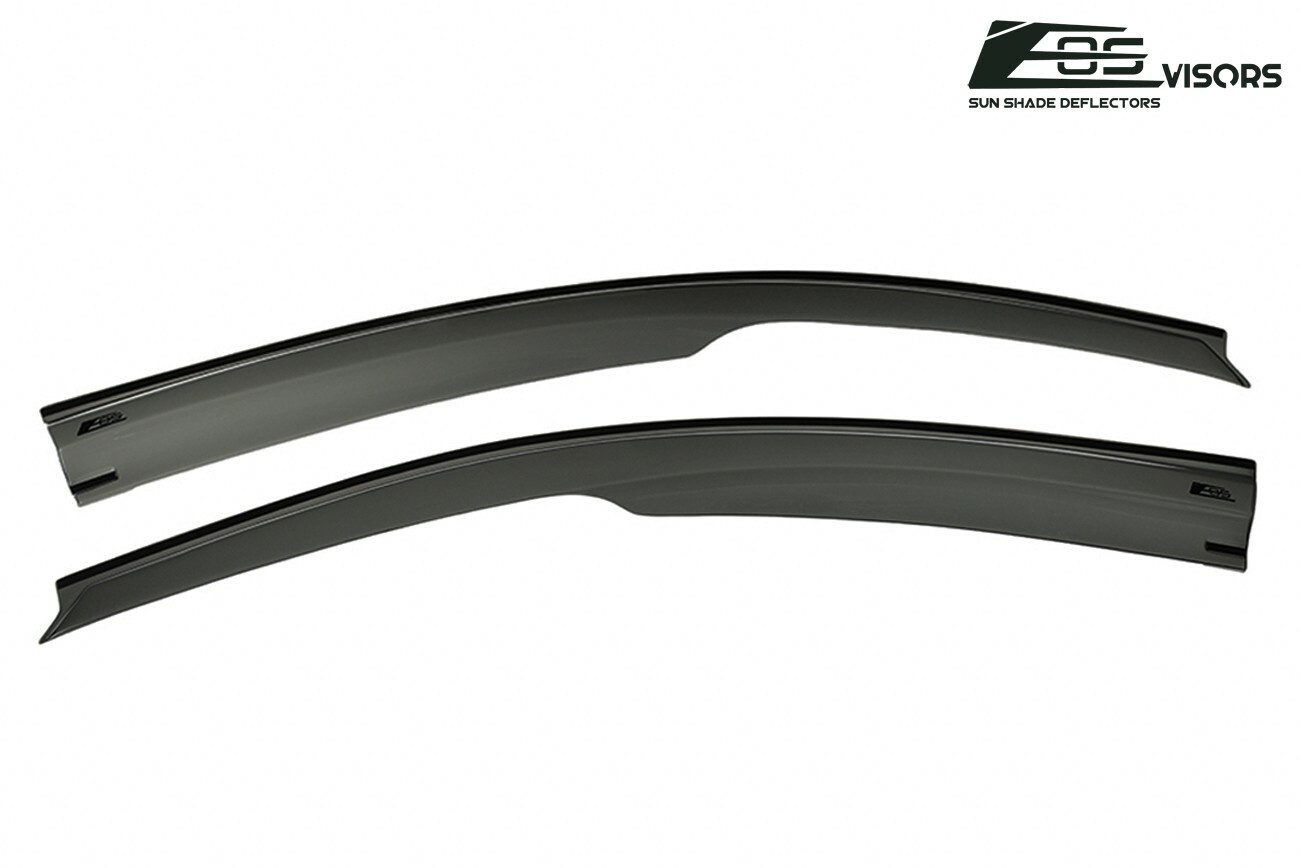 JDM MUGEN SMOKE TINTED Side Vents Sun Shade Window Visors For 14-20 Acura MDX
