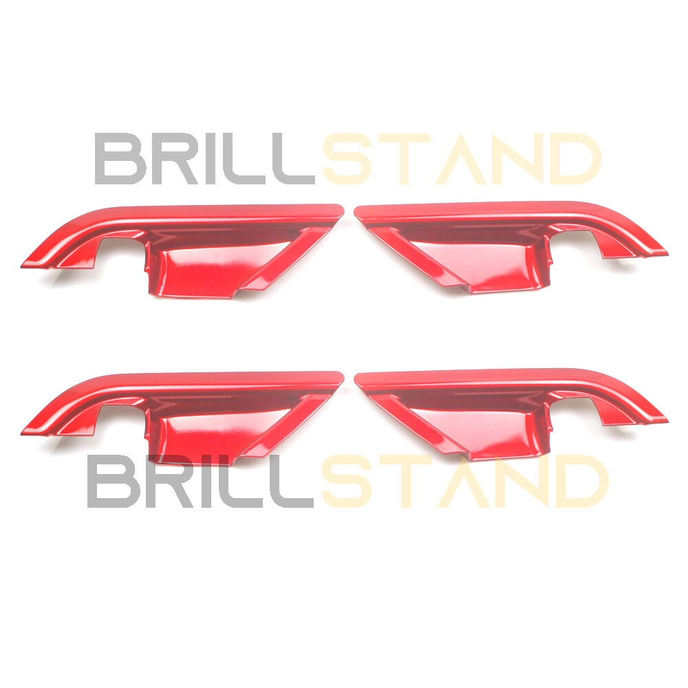 For Toyota Camry 2018-2024 Red ABS Inner Door Handle Cover Trim Accessories