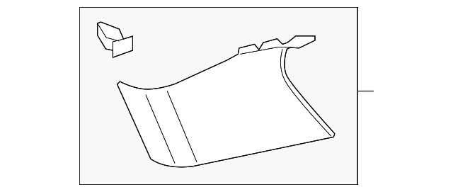 Genuine Volkswagen Body D-Pillar Trim Panel 5GM-867-245-A-ZA2