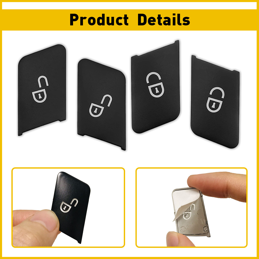 For Mercedes Benz Class W212 W204 Car Door Lock Unlock Switch Button Trim Cover