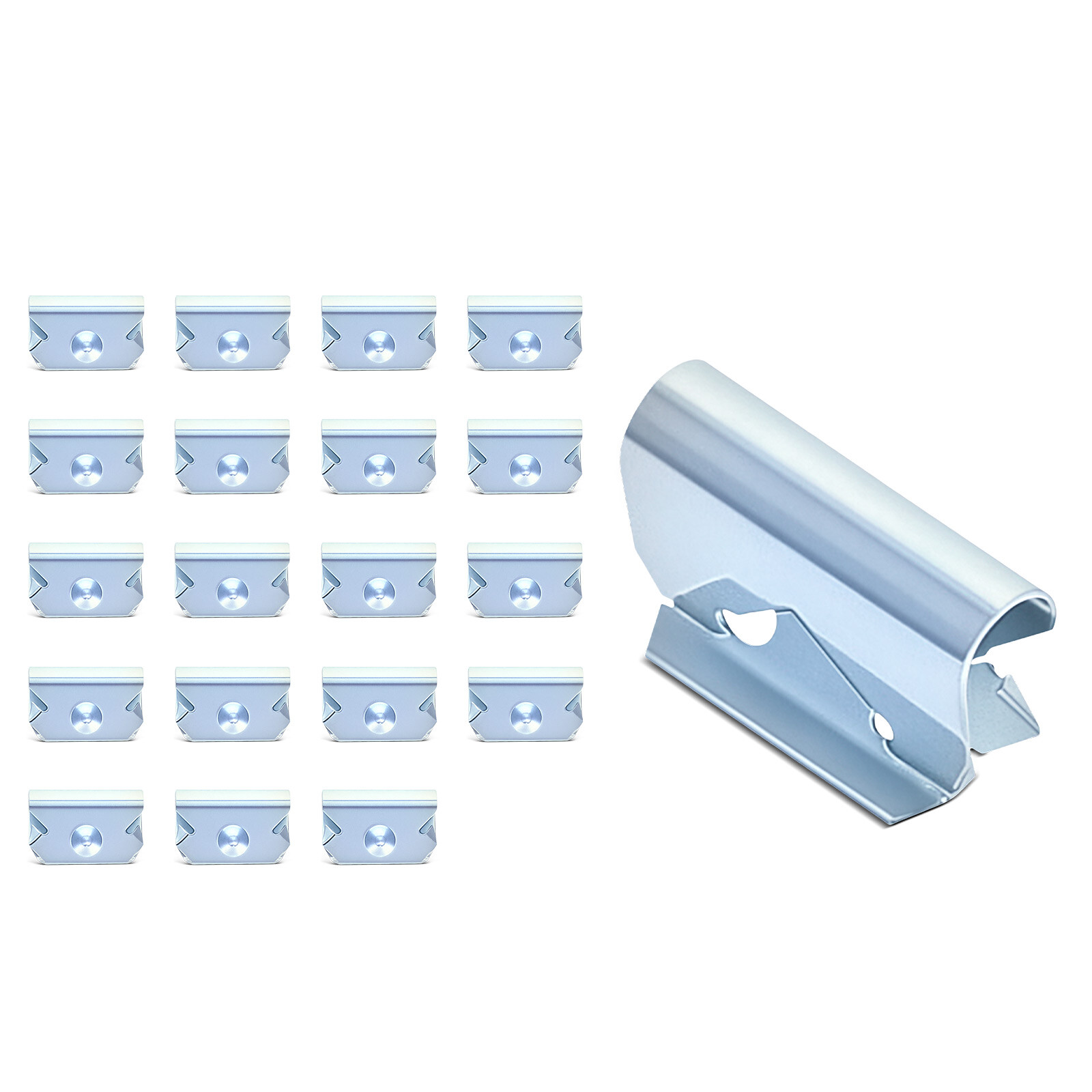 20x Metal Zinc Upholstery Retainer Clips Fasteners for GM 1979-On 416629 Durable