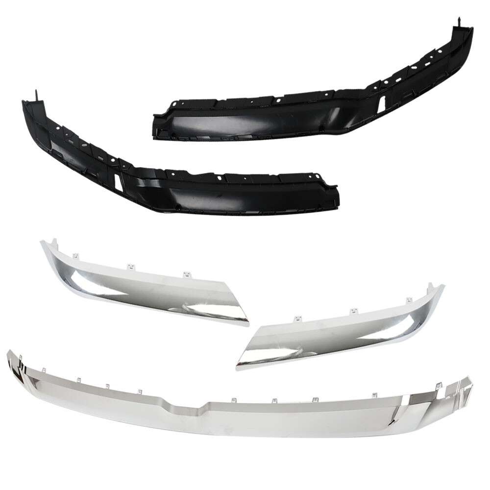 Chrome Upper Replacement Grille Trim Molding Plastic For 2019-2022 Ram 1500