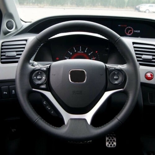 3pcs Jdm Black Front Rear Steering Badge Emblem For Honda Accord Sedan 2018-2022