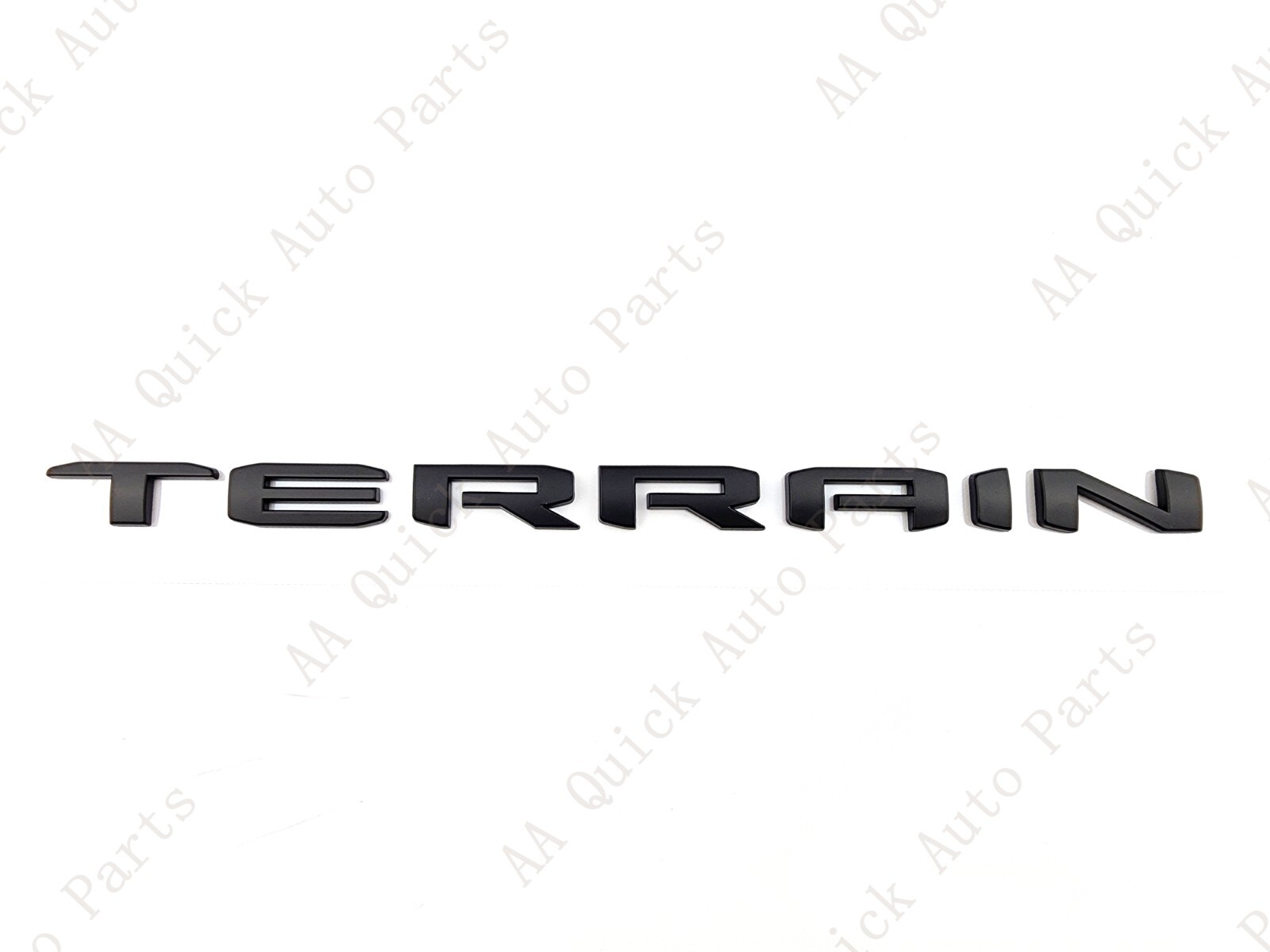 4PCS Matte Black Door Rear Tailgate Terrain AWD Letter Emblem 2022-2025 Terrain