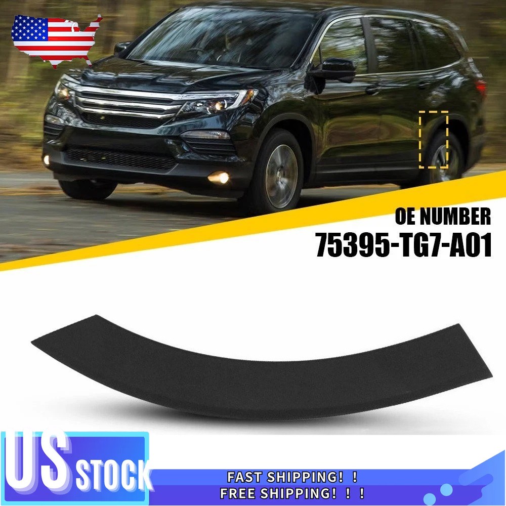 Fits Honda 2019-2022 Passport/2016-2022 Pilot Door Trim Flare Molding Rear Left