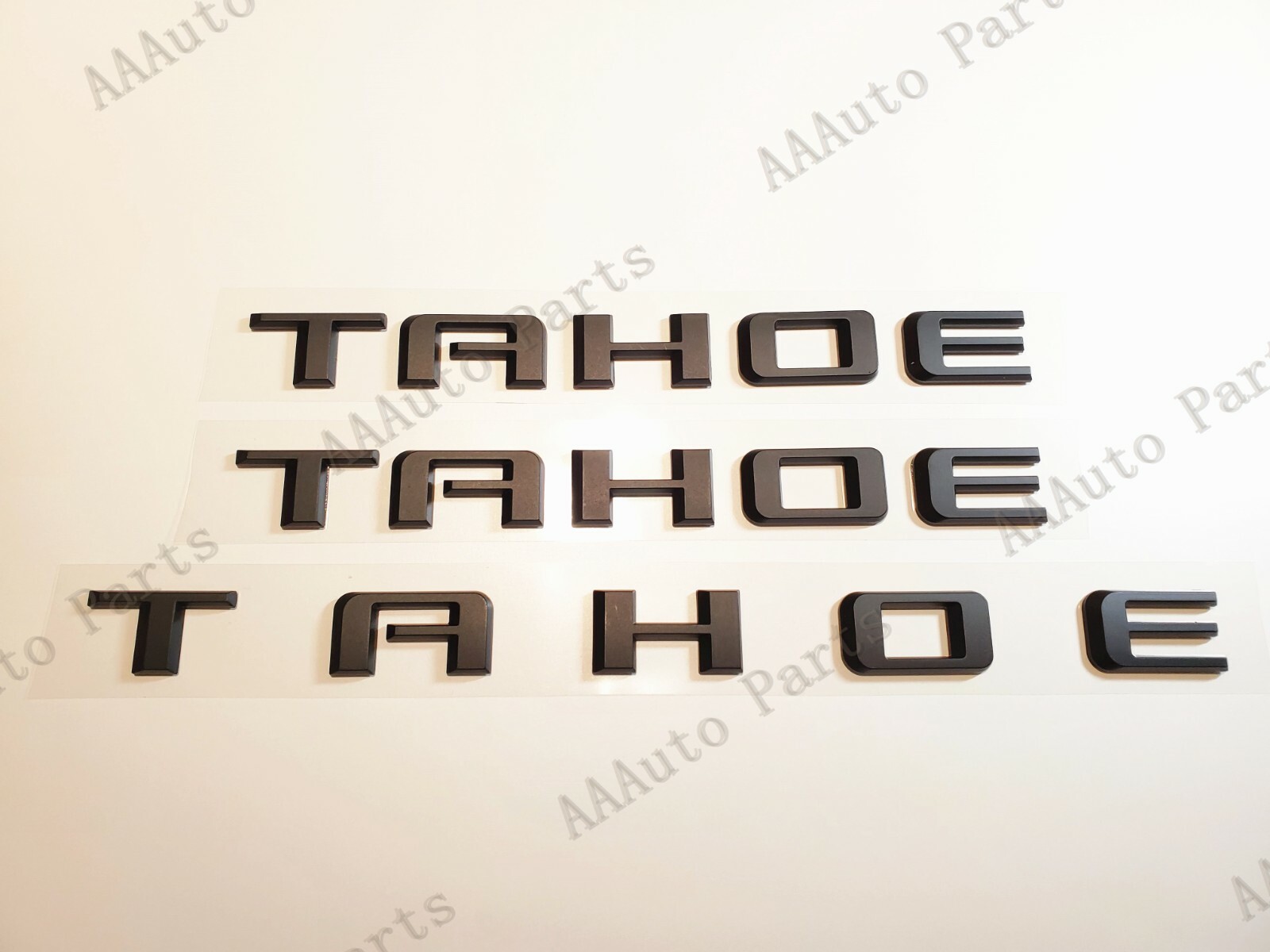 5PCS Chevrolet Tahoe Matte Black Door Rear Tailgate Tahoe Fender Z71 Emblems