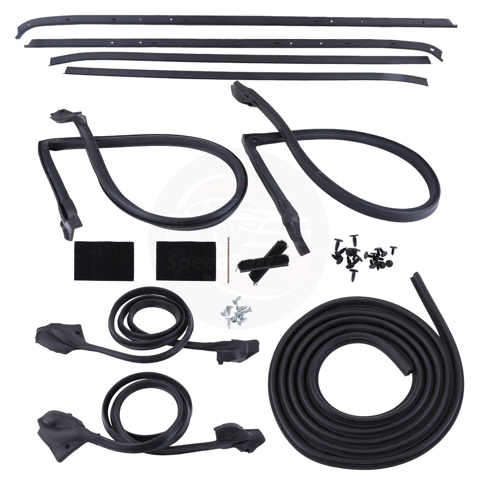 For 70-81 Chevy Camaro Pontiac Firebird Weather Strip Seal Full Weatherstrip Kit