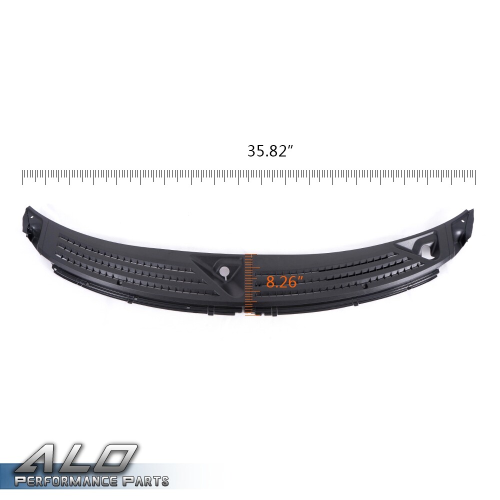 Pair Windshield Window Wiper Cowl Cover Panel Black Fit For 2004-2008 Ford F-150