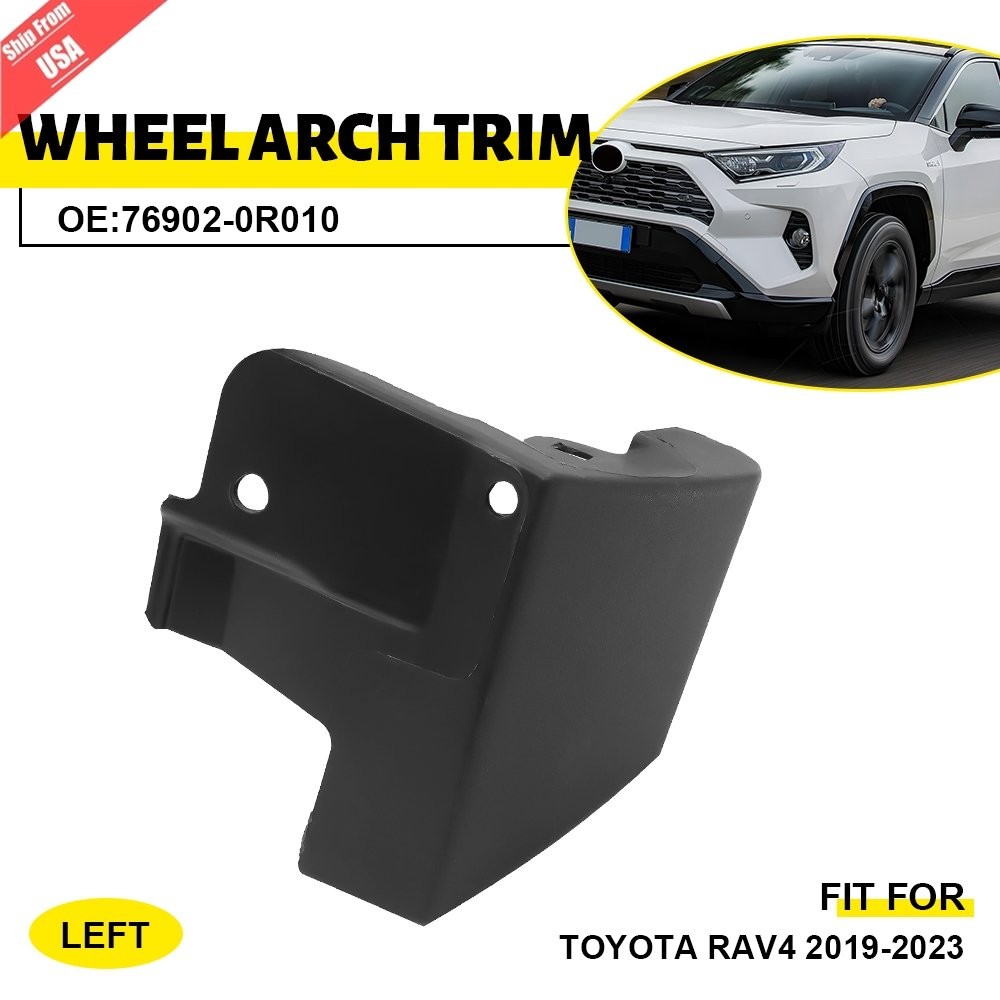 Front Driver Side Lower Wheel Arch Molding 76902-0R010 For Toyota RAV4 2019-2023