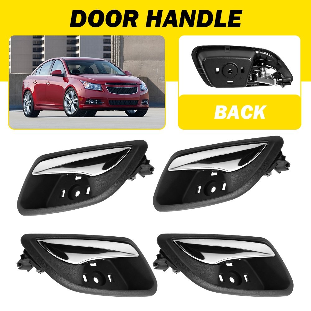 4PCS Inside Interior Door Handle Left Right Side For 2011-2015 Chevrolet Cruze H