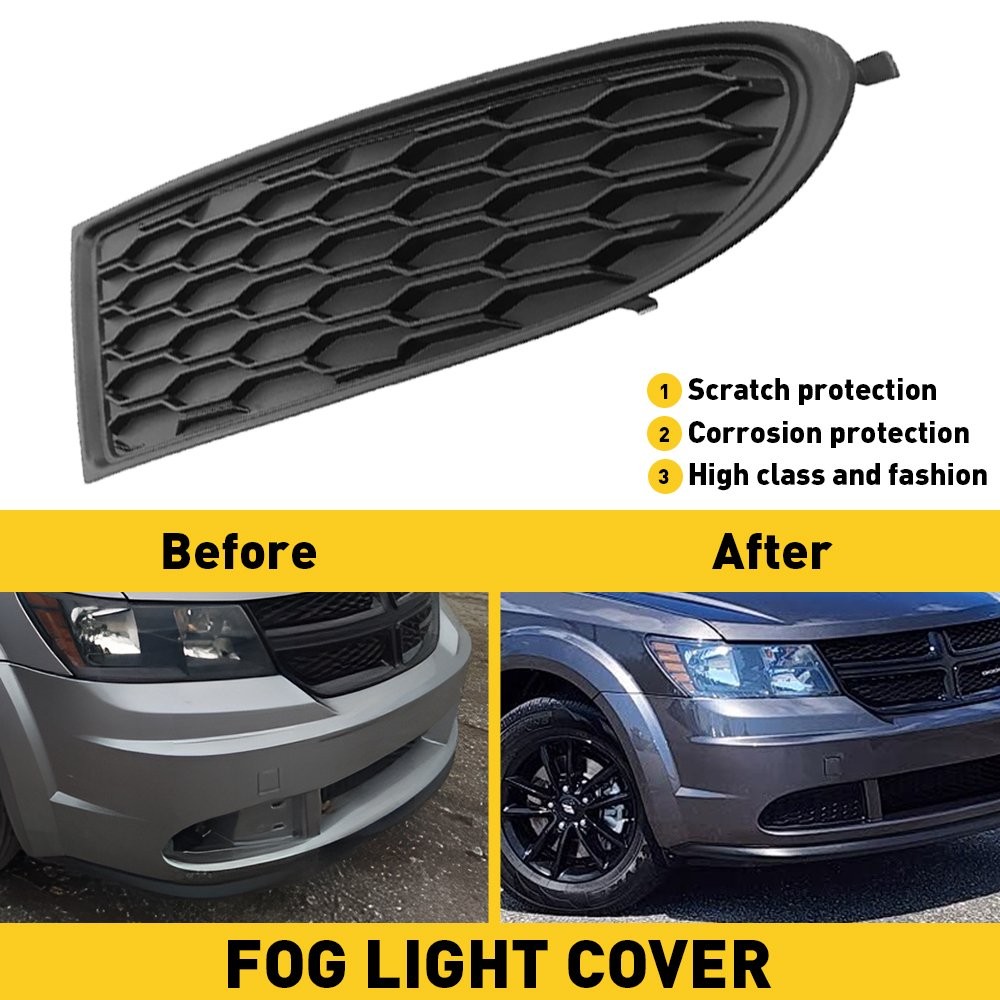 Front Right Side Fog Light Grille Cover 68079852AB 11-20 for Dodge Journey LN EO