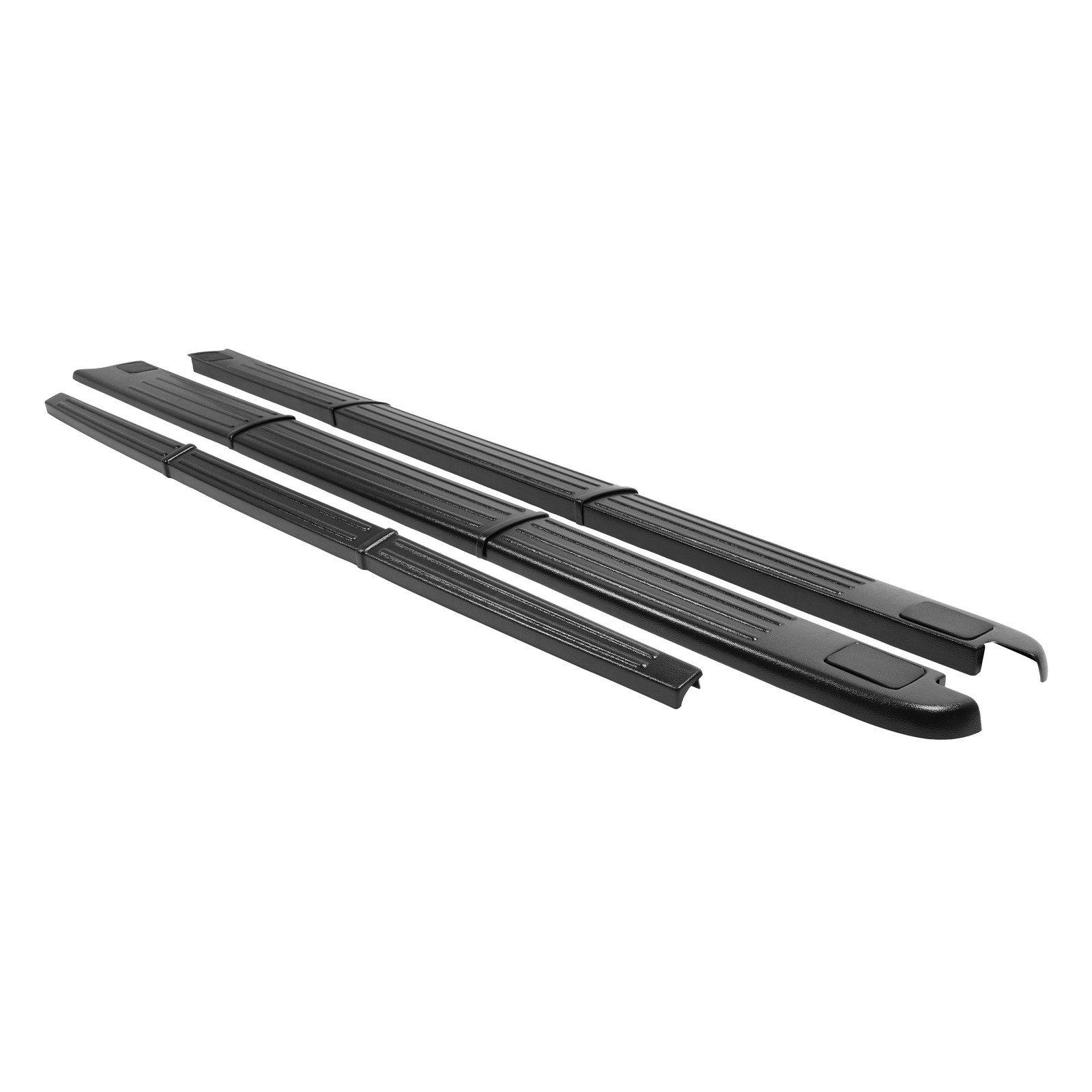 Pair of 6.5′ Bed Rail W/Tail Gate Cover Cap Molding For Ford F150 2004-2008