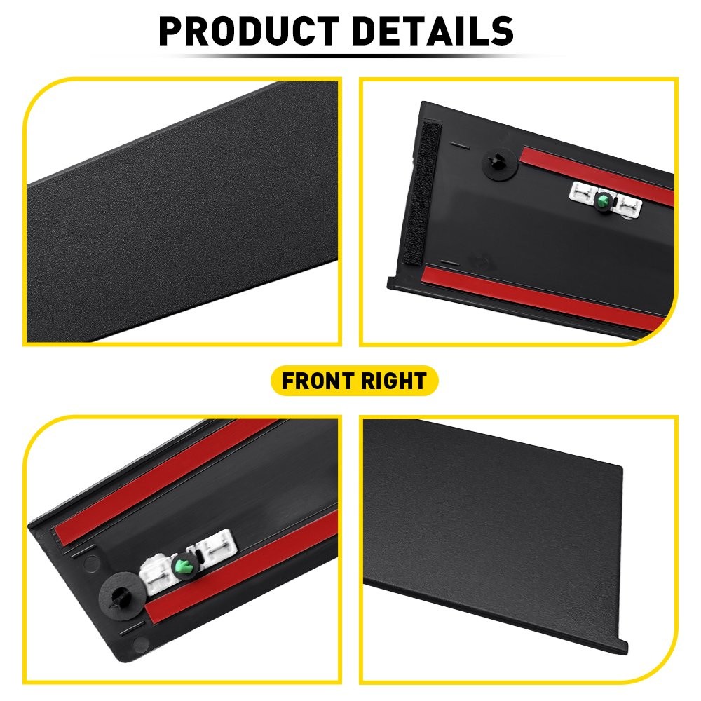 Front Passenger B Pillar Applique Molding Door Window Panel For Ram 1500 2019-26