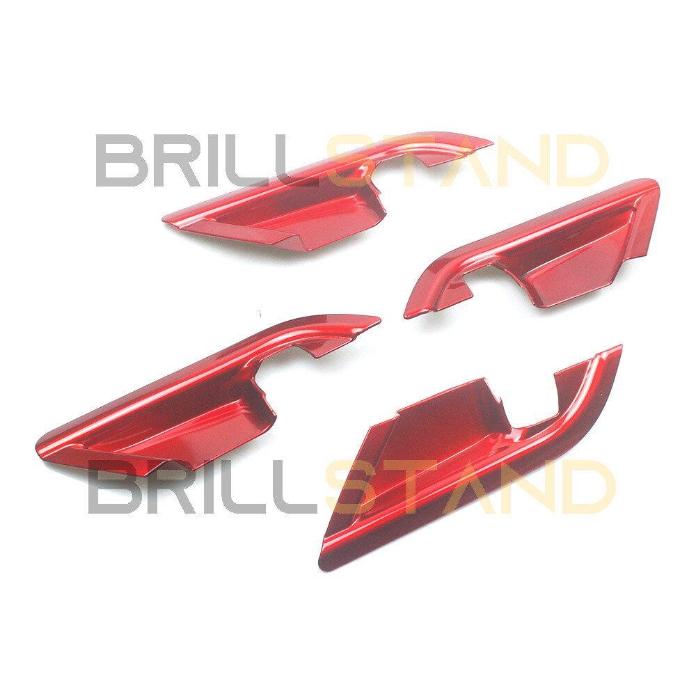 For Toyota Camry 2018-2024 Red ABS Inner Door Handle Cover Trim Accessories