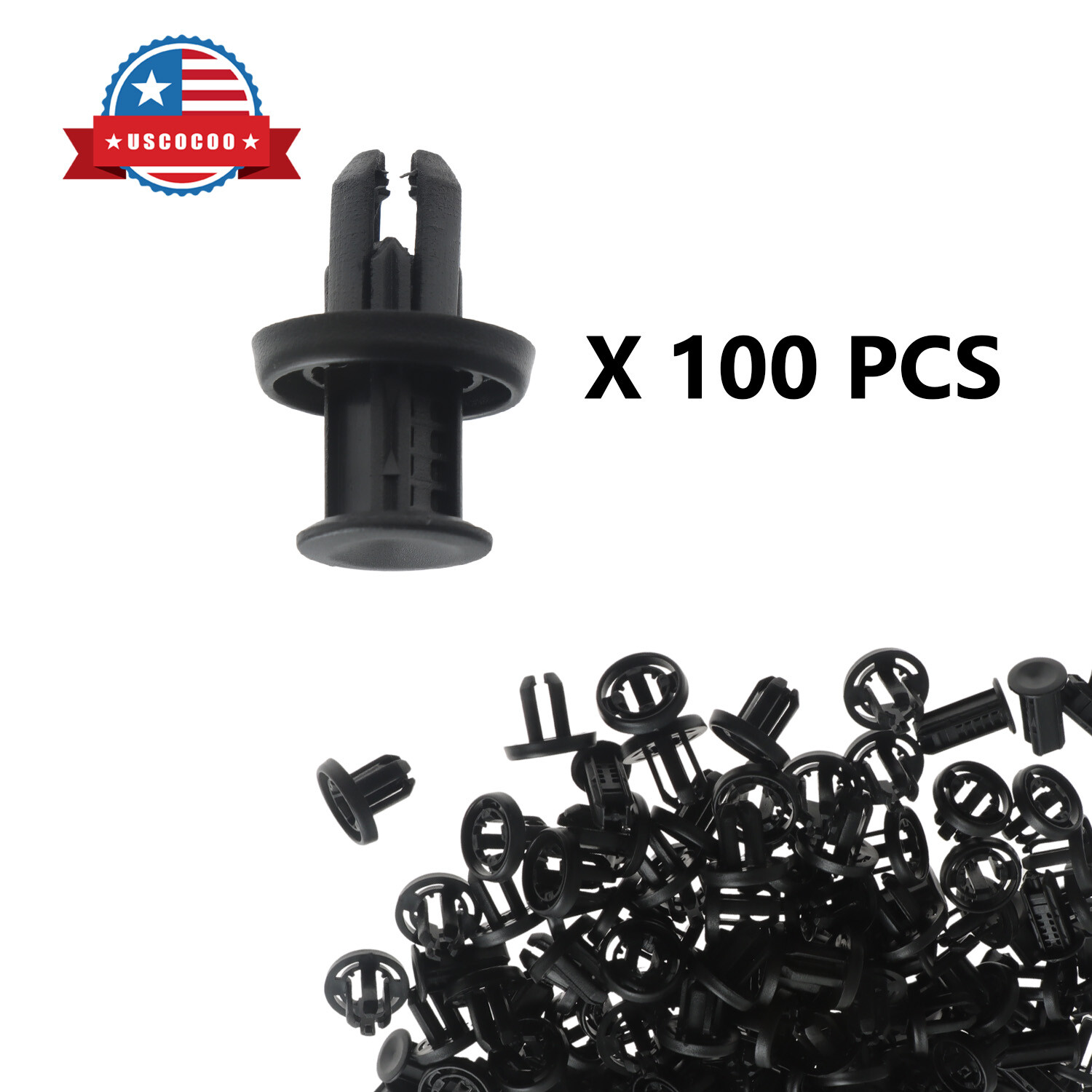 100 x Door Panel Clips Trim Mountings Nut Clamp for 2014-2017 Honda Accord Civic