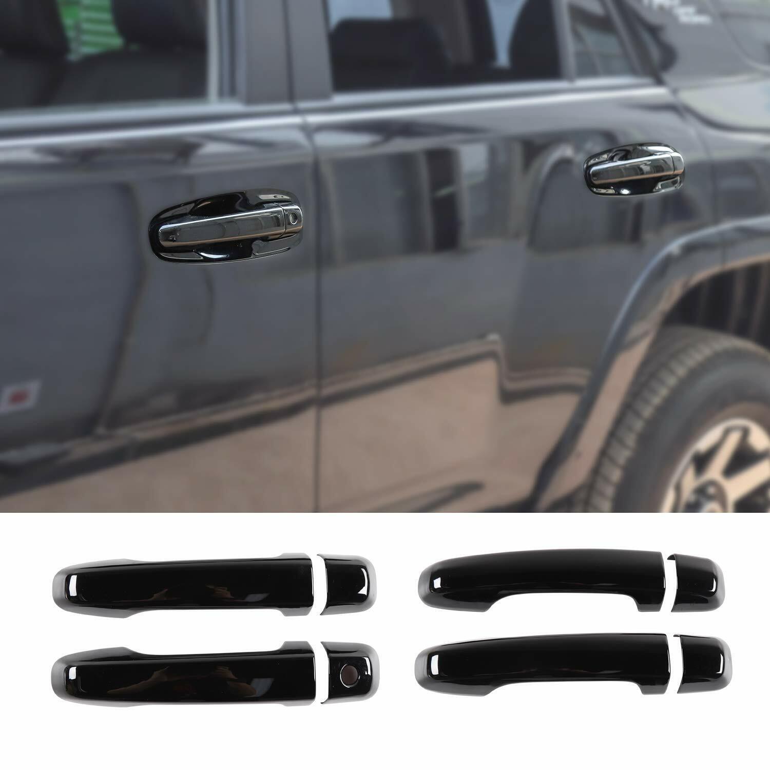 Exterior Side Door Handle & Rearview Mirror Decor Cover Trim For 4Runner 2017+
