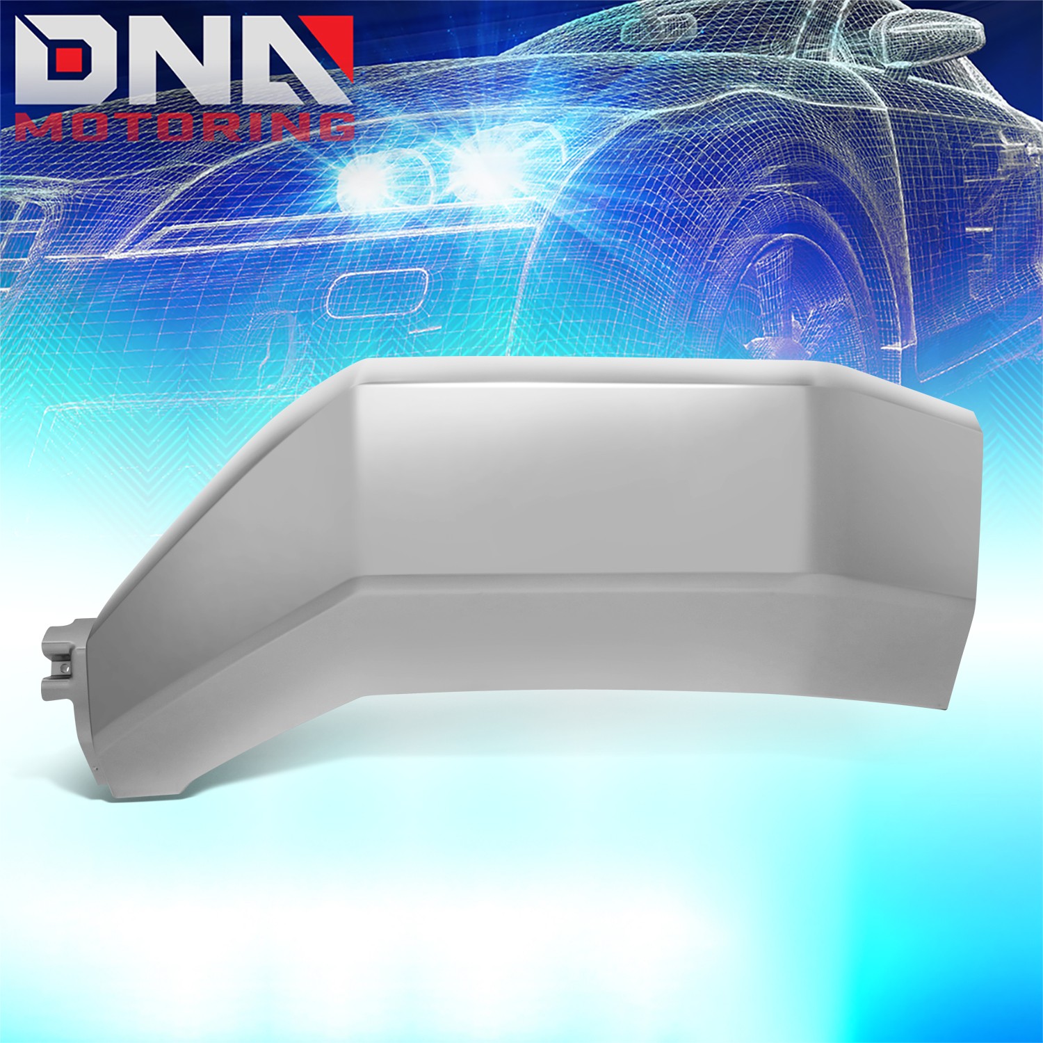 For 2022-2024 Toyota Tundra Front Right Bumper Cover Molding Trim Satin Chrome