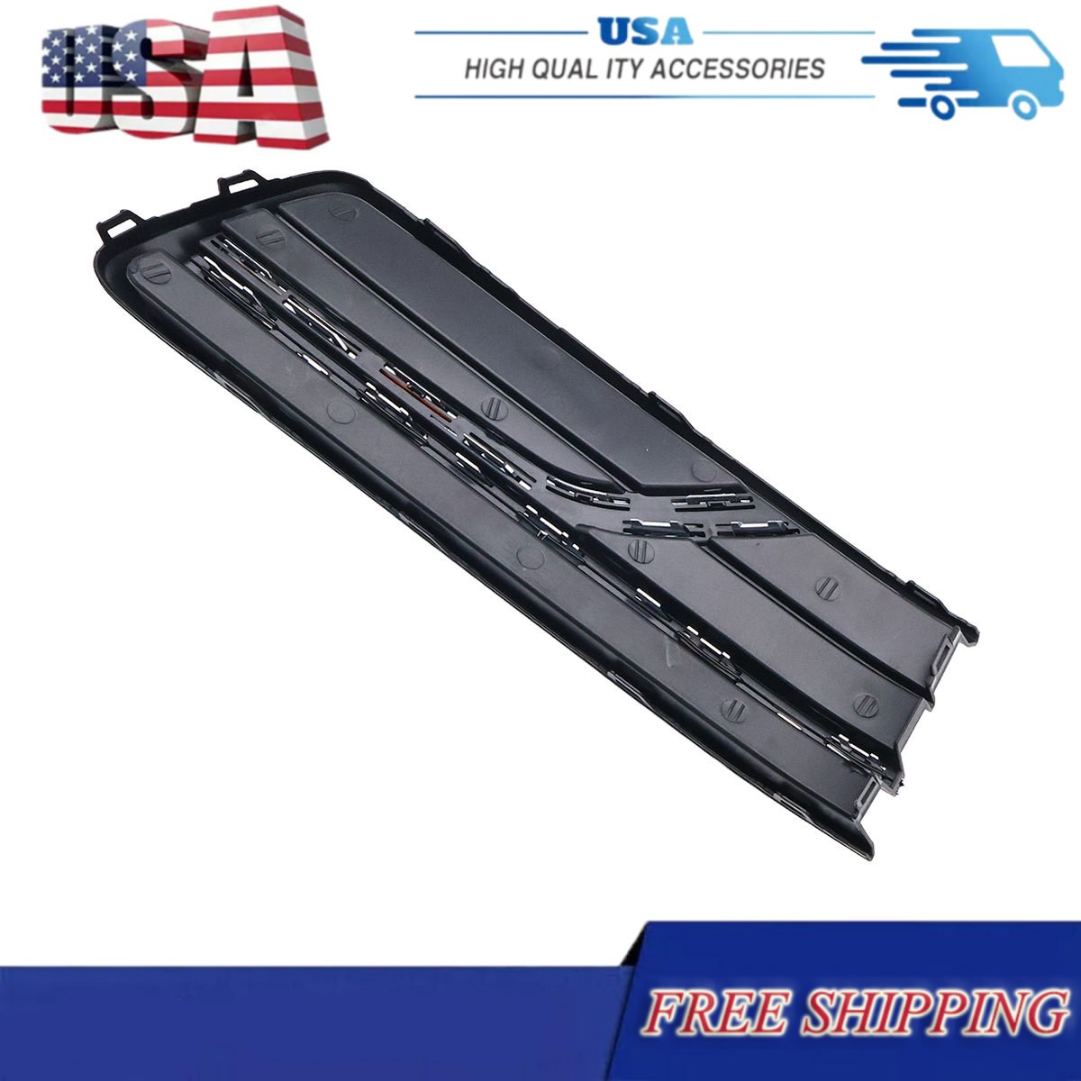 Front Fog Light Cover Textured Left Side For 2016-2019 Volkswagen Passat
