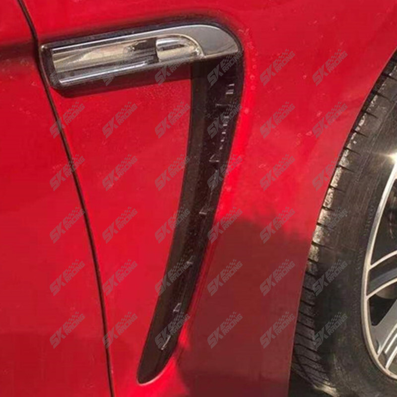 Carbon/Forged Carbon/Chrome Side Fender Trim For 2010-2016 Porsche Panamera 970